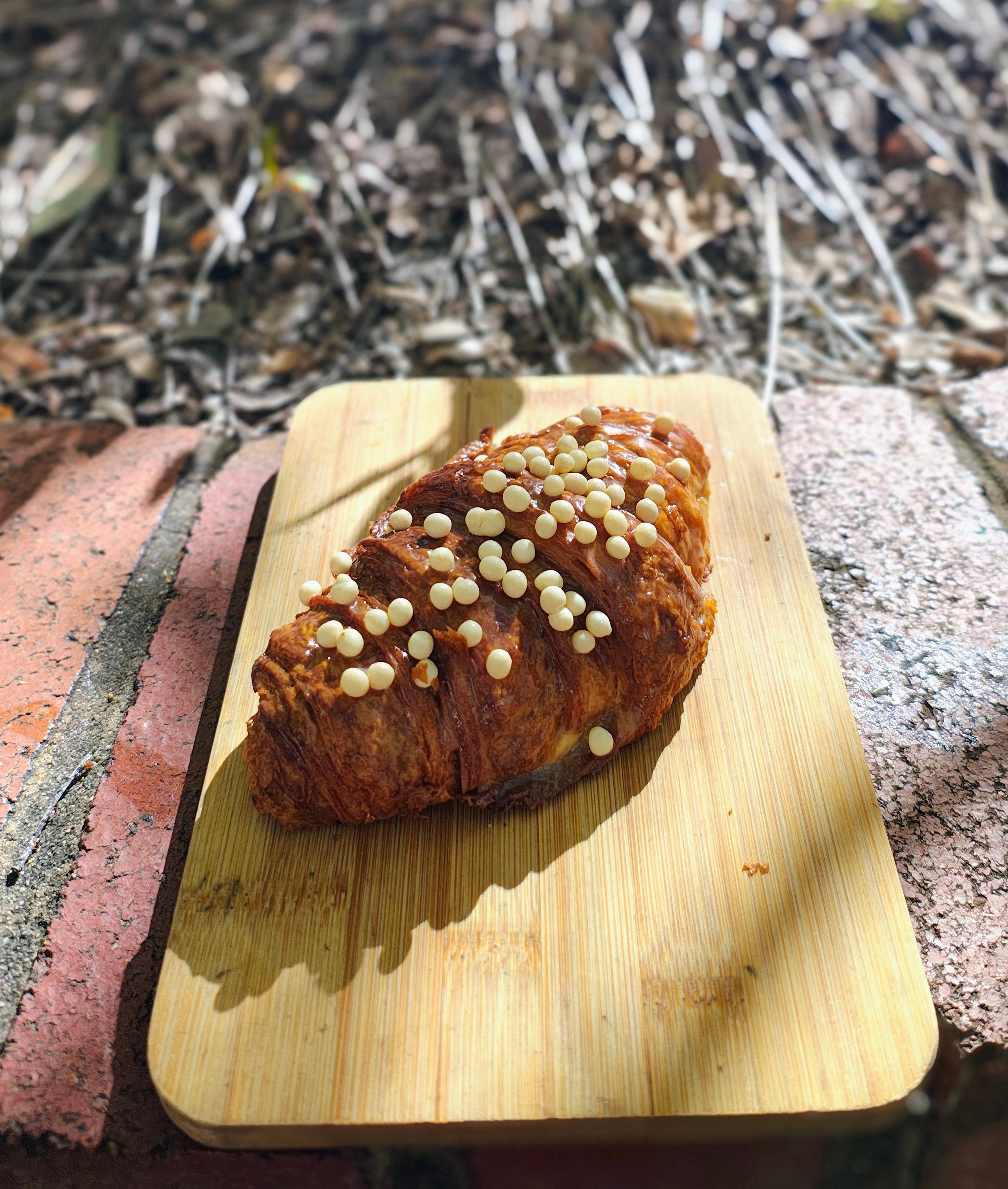 Cherry & White Chocolate Croissant