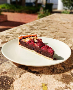 Raspberry and Chocolate Tart